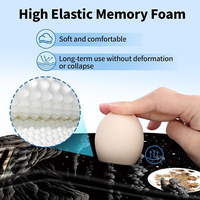 YIWEI Ergonomic Mouse Pad with Wrist Rest - Image 3