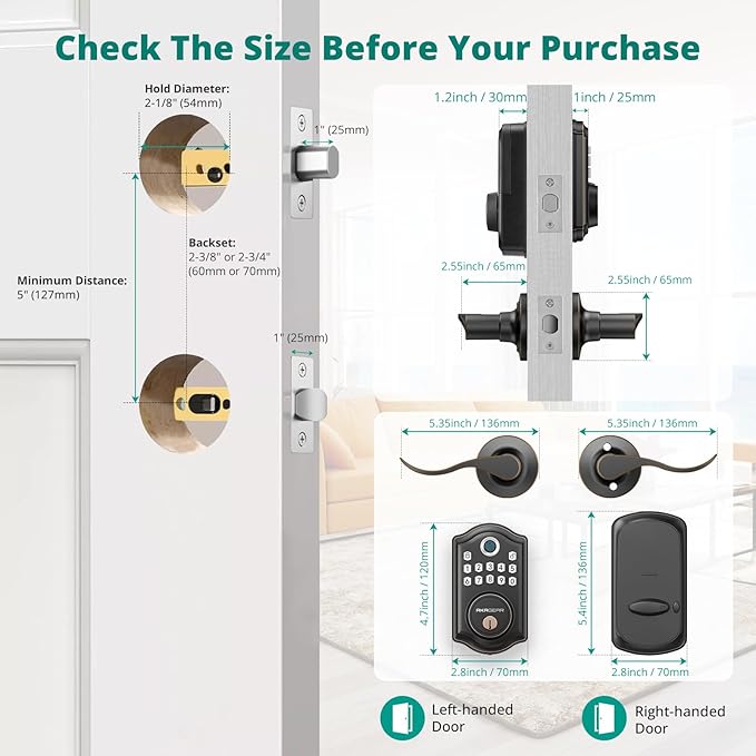 AkaGear DS10 Keyless Entry Door Lock - Image 7
