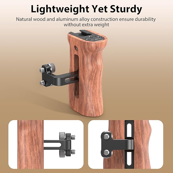 SmallRig Wooden Side Handle - Image 2