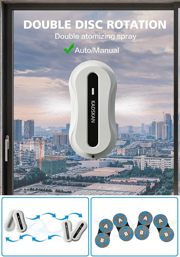 KADSKAN Window Cleaning Robot, Automatic Window Cleaner - Image 2