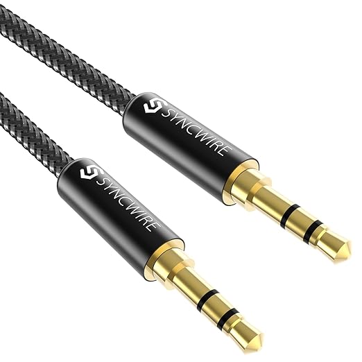 Syncwire 3.5mm Aux Cable Auxiliary Audio Cable Male to Male Nylon Braided by SYNCWIRE
