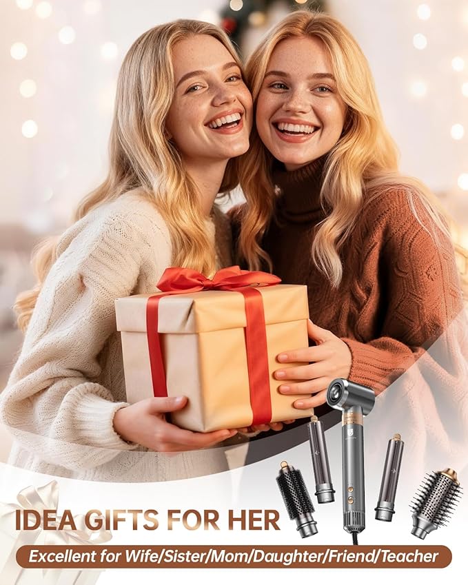 Hair Dryer Brush, webeauty 5 in 1 Professional Hot Air Styling, High-Speed - Image 7