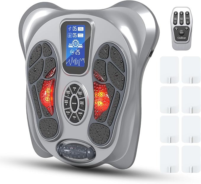 Creliver EMS Foot Massager for Neuropathy & Pain Relief, Electric Foot by Creliver