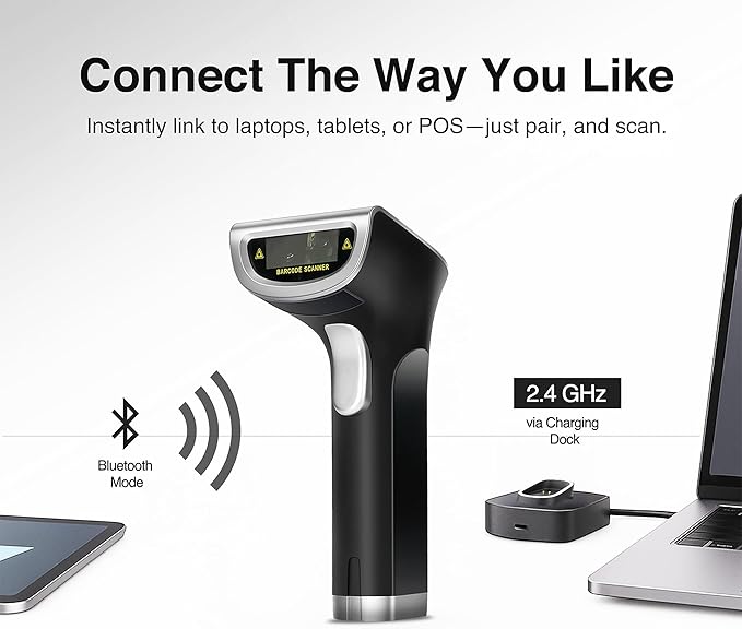 Scanmarker 1D/2D Wireless Barcode Scanner – Boost Speed & Accuracy - Image 3