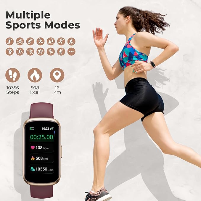 TIFOZEN Fitness Tracker for Women Men, Smart Watch Band - Image 3