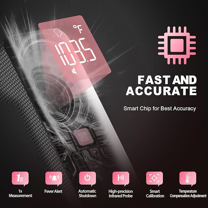 No-Touch Thermometer for Adults and Kids, Digital Accurate Baby Thermometer - Image 4