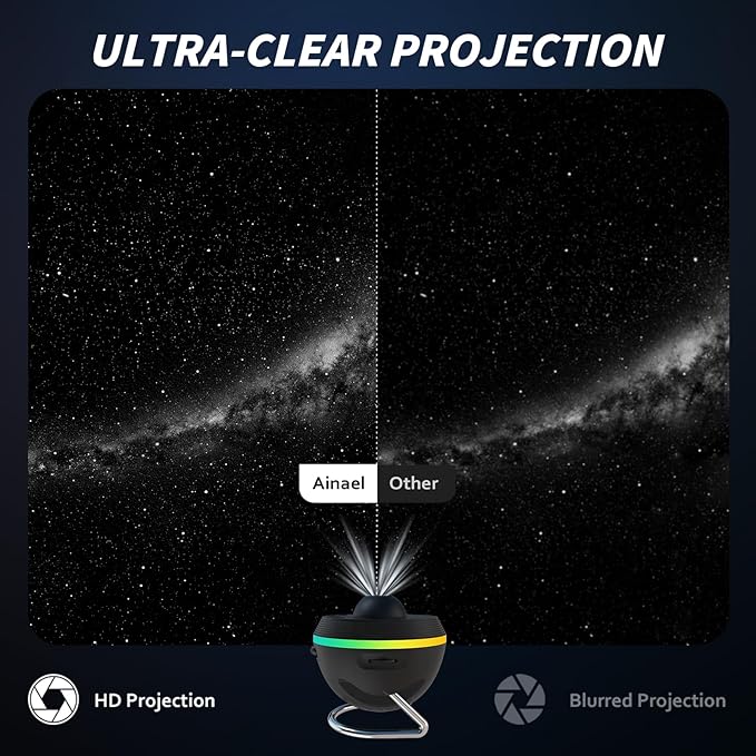 Ainael Galaxy Projector, Star Projectors Home Planetarium Space Ceiling Starry - Image 2