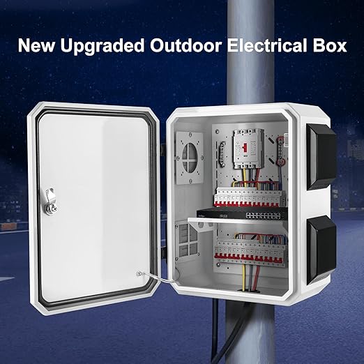 Outdoor Electrical Box, Cold-Rolled Steel Plate, Aluminum Alloy Back Beam - Image 2