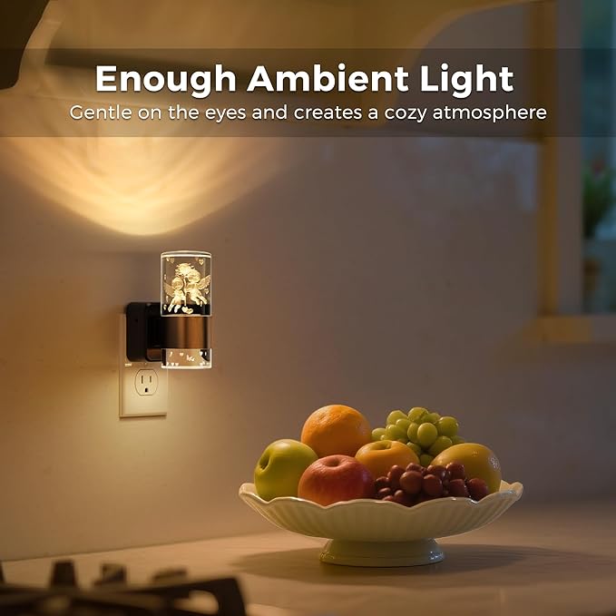 L LOHAS LED Night Lights Plug into Wall, Dusk to Dawn Nightlight, 9 Colors - Image 6