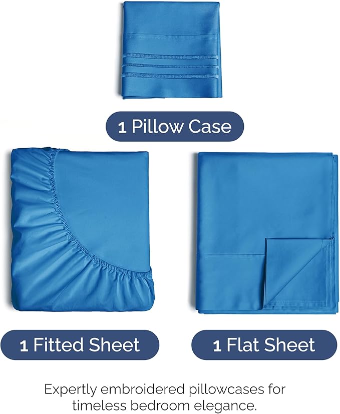 Twin XL Size 3 Piece Sheet Set - Image 2