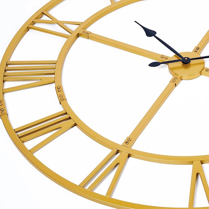 Ohweog Large Wall Clock for Living Room Decor – 48 inch Silent Non-Ticking - Image 3
