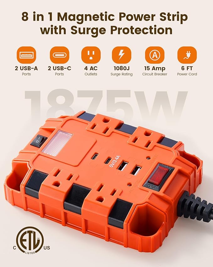 SURAIELEC Magnetic Power Strip - Image 2