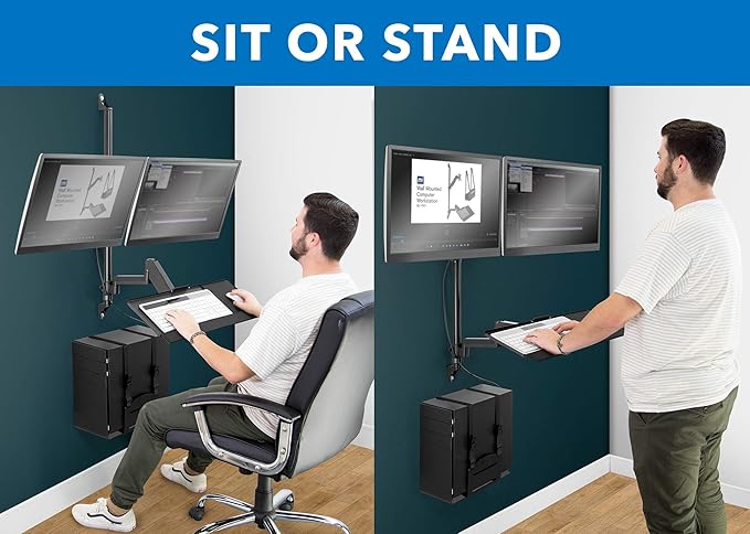 Mount-It! Wall Mount Workstation - Image 3
