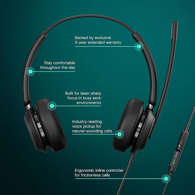 EPOS IMPACT 760T Dual-Sided Wired Headset - Image 2