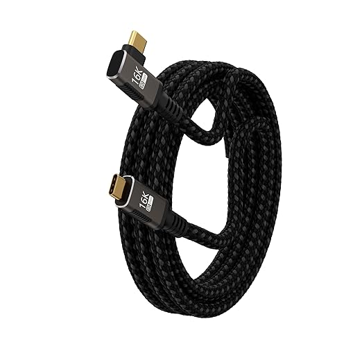right angle USB C long Cable 10FT Compatible by Unknown