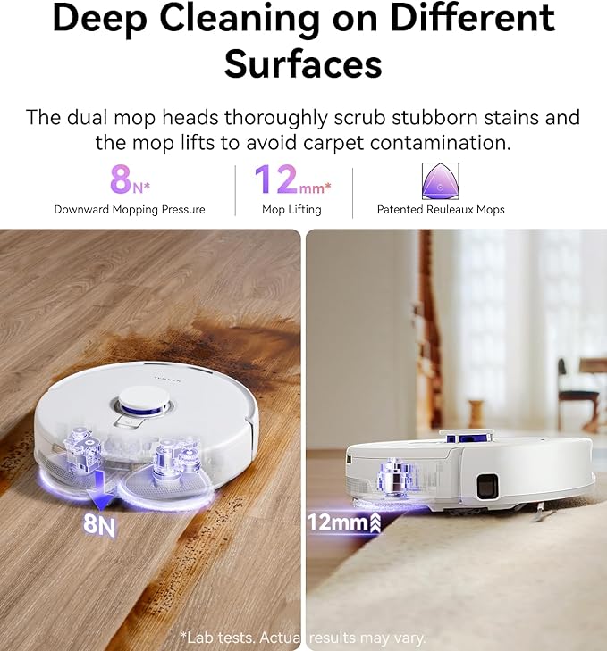 NARWAL Freo Z10 Robot Vacuum and Mop Combo, Tangle Free Robot Mop, 000Pa Suction - Image 8