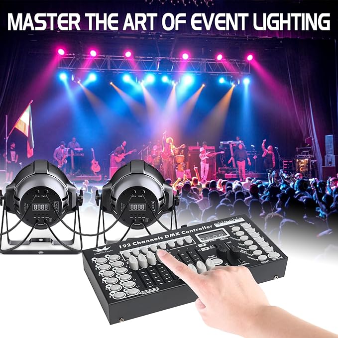 DMX Controller DMX Console, 192CH Dmx512 Console Controller Panel Use - Image 6