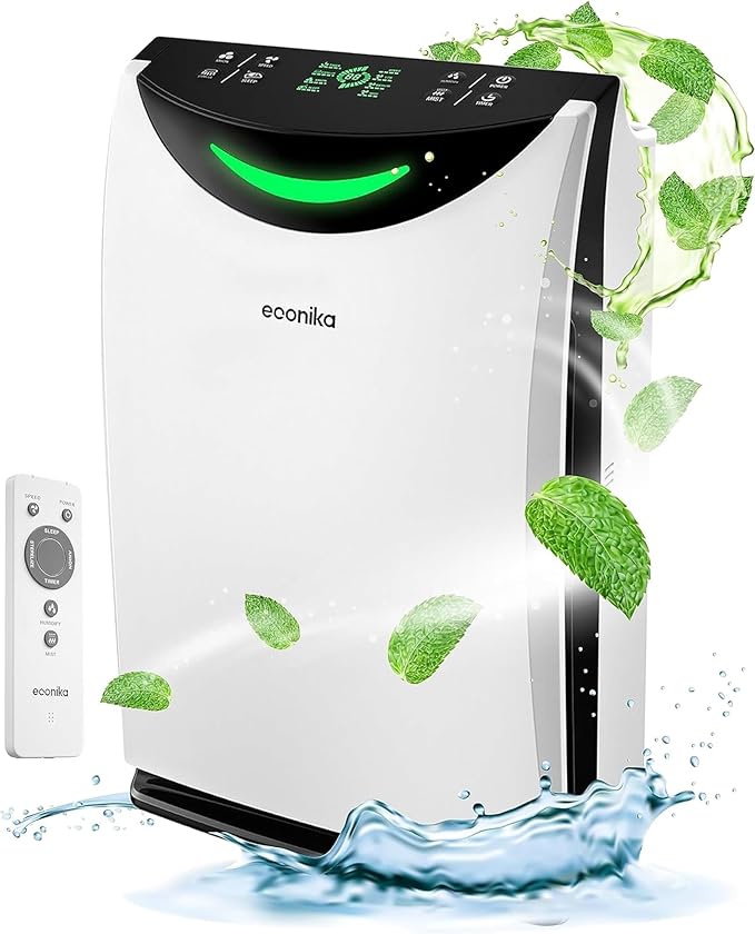 Econika Air Purifier and Humidifier Combo – HEPA Air Purifier by Econika