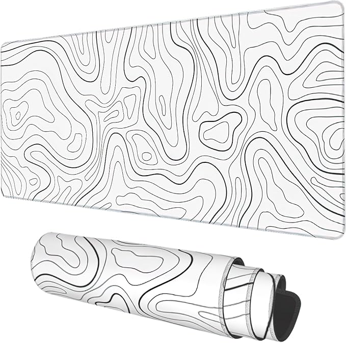 Desk Mat, 35.4"x15.7" Big Mouse Pad by KOAIWPAE