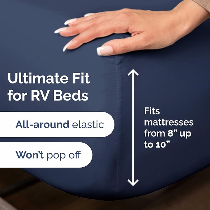 RV Short Queen Sheet Set 60 X 75 - Image 3
