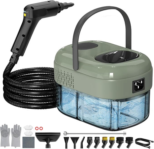 2500W Handheld Steam Cleaner, 3-Level Adjustable Steam Cleaner by Granarbol