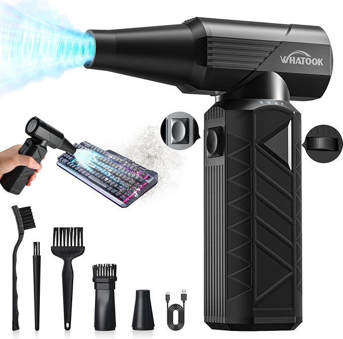 WHATOOK Compressed Air Duster: 180000RPM Air Blower by FashionCaring-MakeitYours