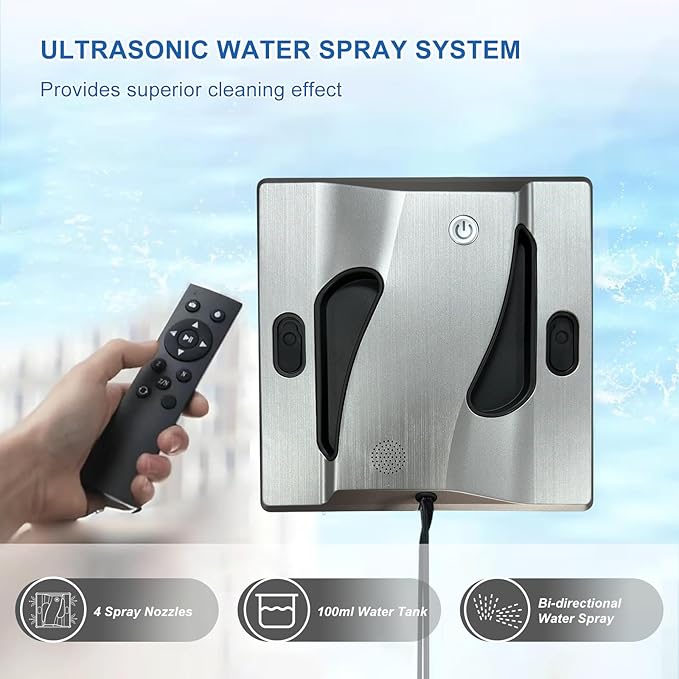 RSSIDOL Window Cleaning Robot 6000Pa Suction Power Window Cleaner Robot - Image 5