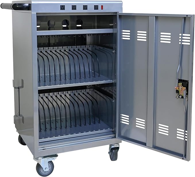 Aokleo Laptop Charging Cart, 35 Devices Tablet Storage Carts by Unknown