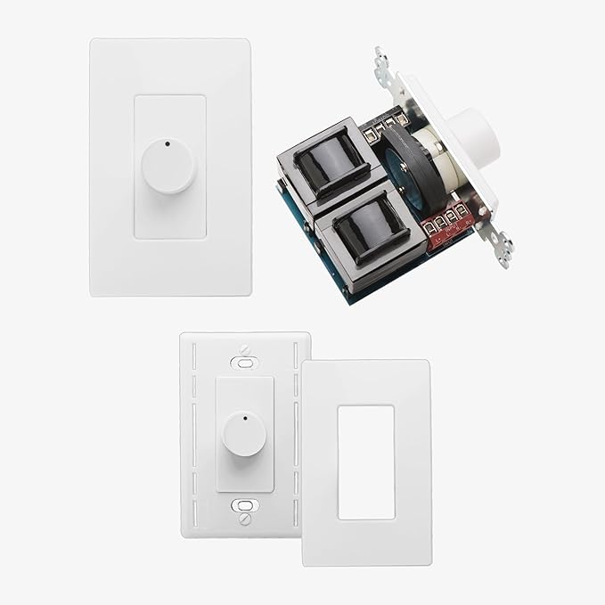OSD Audio 300W Sleek, Minimalist Design in Wall Volume Control, Rotary Knob - Image 5