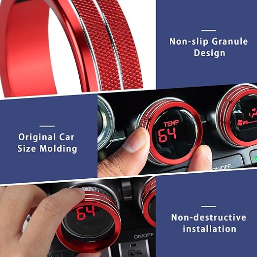 Auovo AC Knob Rings Covers Compatible - Image 3