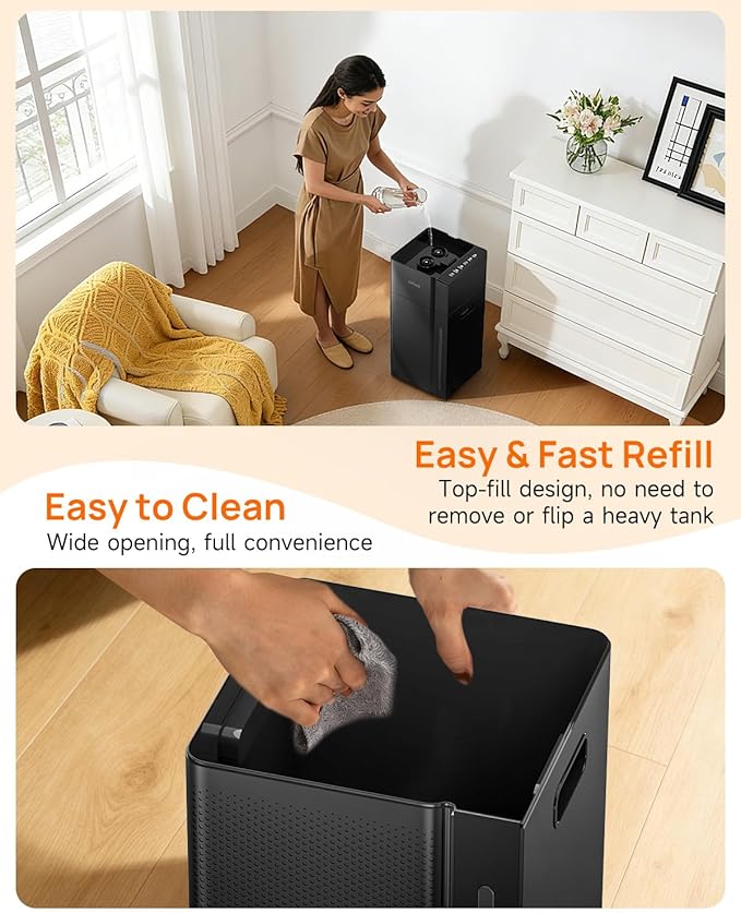 Mifasol Humidifier Large Room, 5.3Gal/20L Warm & Cool Mist Humidifiers - Image 8