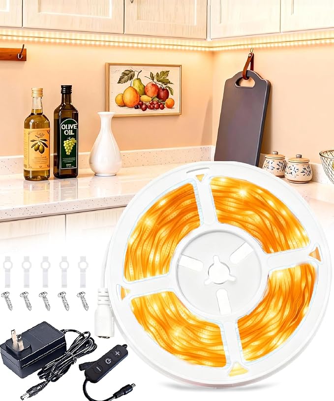 Aalnfe Under Cabinet Lighting 20Ft LED Strip Lights Kit by Aalnfe