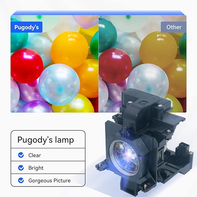 Pugody ET-LAE200 Premium Quality Replacement Projector Lamp Bulb - Image 3