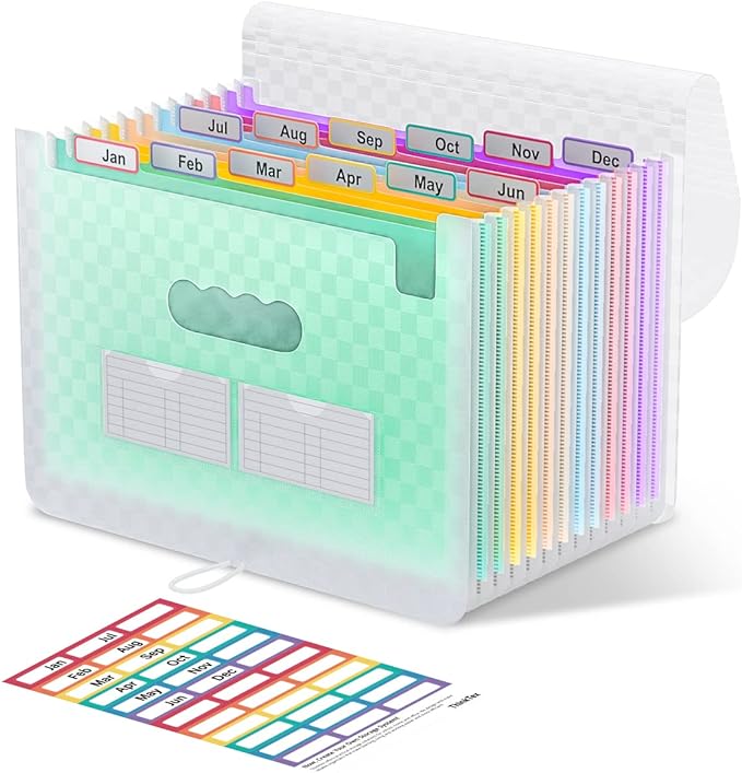 ThinkTex Accordion File Organizer, 12 by ThinkTex
