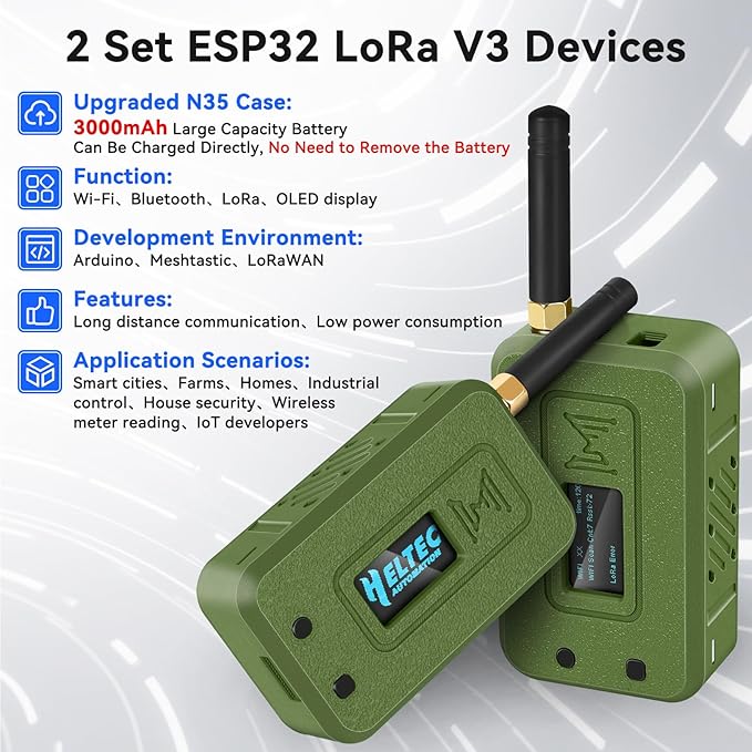 Meshnology 2 Set ESP32 LoRa V3 Module Board - Image 2