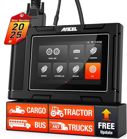 ANCEL HD3400 Pro Heavy Duty Truck Scanner | DPF Regeneration, Lifetime Free by ANCEL