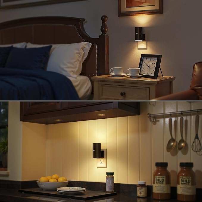 Briignite Motion Sensor Night Light, Motion Activated Plug in Night Lights - Image 8
