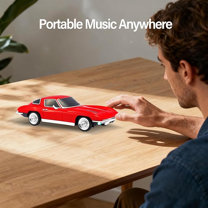 WSTER Retro American Style car Bluetooth Speaker, Portable Wireless Outdoor - Image 6
