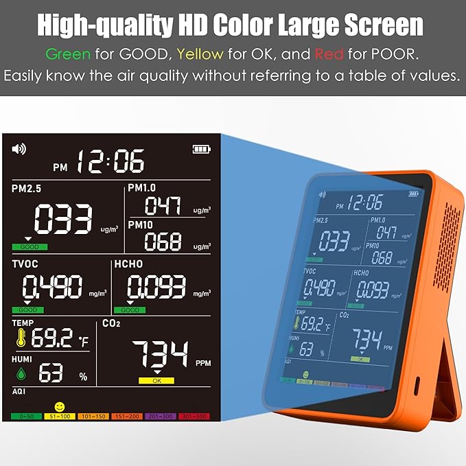 Professional Indoor Air Quality Monitor - Image 3