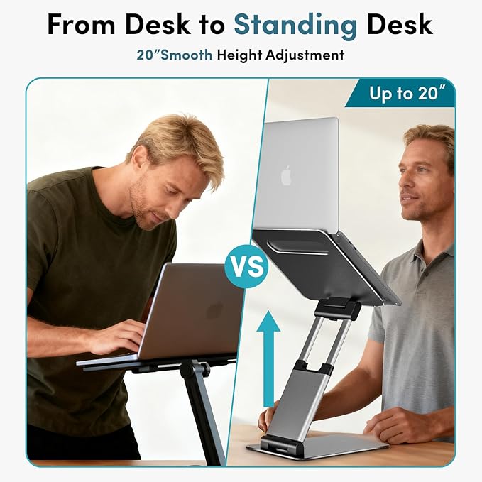 Lifelong Ergonomic Adjustable Laptop Stand - Image 2