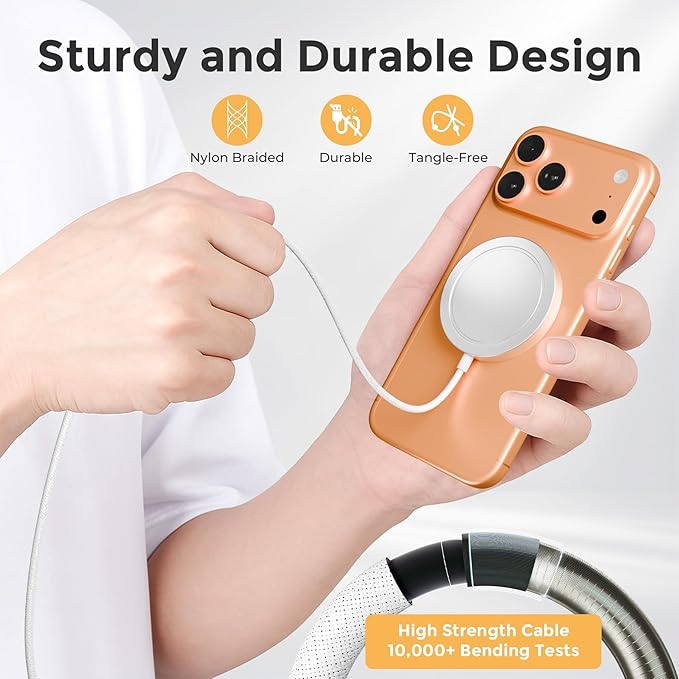 25W Magnetic Wireless Charging Pad: Qi2.2 Qi2 MagSafe Fast Charger - Image 5