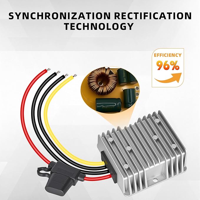 ikkwmei DC-DC Professional 48V 36V to 12V Voltage Regulator, 240W 20A - Image 6