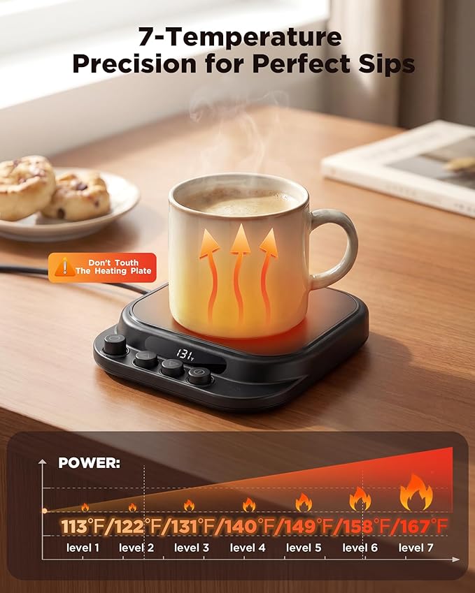Coffee Mug Warmer for Desk-Fastest Heating Mug Warmer - Image 2