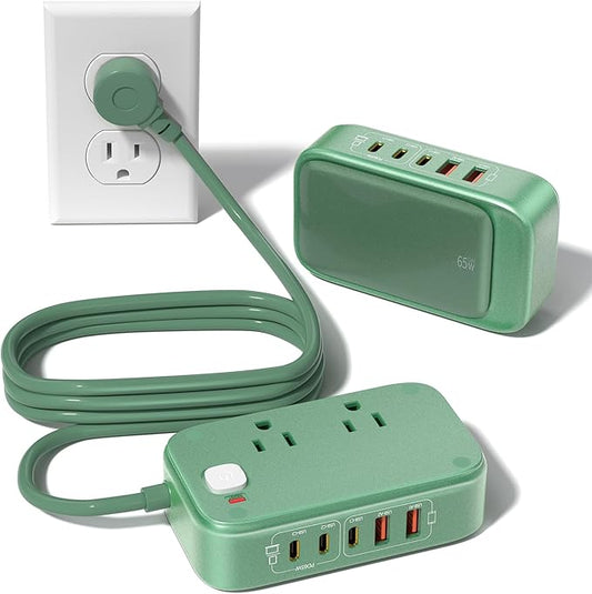 KWRNVO 7-IN-1 Power Strip, 85W PD USB C Power Strip, Desktop Charging Station by Unknown