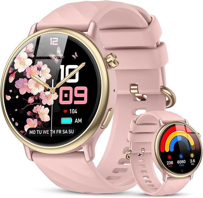 Smart Watch for Women Fitness Tracker: Waterproof Digital Mens Watches Make by Paukila