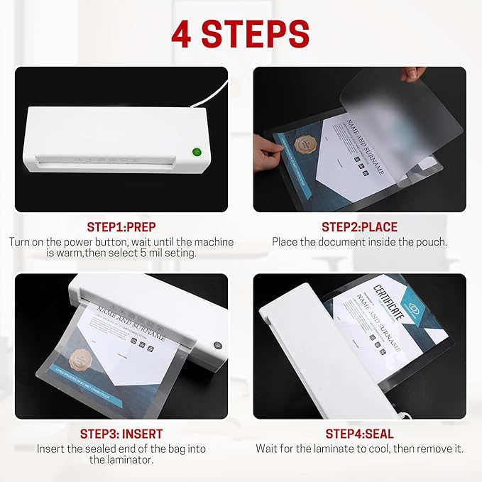 CAREGY 5 Mil Thermal Laminating Pouches - Image 9