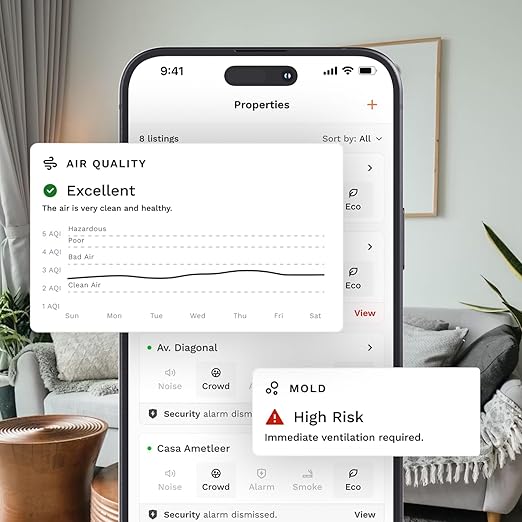 Layla Eco Air Quality Sensor & Air Quality Monitor Indoor – Smart Indoor Air - Image 3