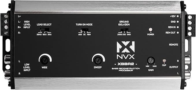 NVX XBBR2 X-Series 2-Channel Bass Restoration Processor and Line Output - Image 3