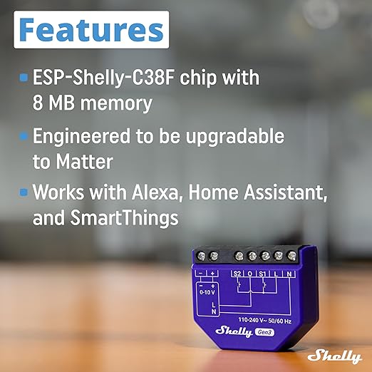 Shelly Dimmer 0/1-10V PM Gen3 | WiFi Smart Dimming - Image 4