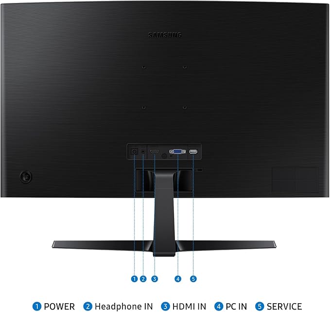 Samsung 27" Essential S3 Series FHD 1800R Curved Computer Monitor, Game Mode - Image 8